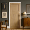 Friendly Value - 1930's Oak Shaker Internal Door - Unfinished