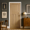 Friendly Value - 1930's Oak Shaker Internal Door - Unfinished