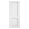 2 Panel Smooth Moulded Internal Door - White Primed