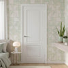 2 Panel Smooth Moulded Internal Door - White Primed - 1/2 Hour Fire Rated