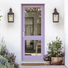 Meranti Wooden 2XGG Exterior Door - Clear Toughened Double Glazing