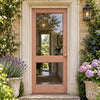2XGG Exterior Meranti Wooden Front Door - Fit Your Own Glass