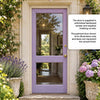 2XGG Exterior Meranti Wooden Front Door - Fit Your Own Glass