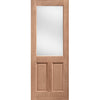 2XG External Hardwood Front 2P Door - Clear Double Glazing - Colour Options