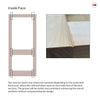 Made to Measure Exterior 2XGG Front Door - 45mm Thick - Seven Colour Options - Double Glazing