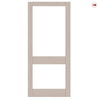 Made to Measure Exterior 2XGG Front Door - 45mm Thick - Seven Colour Options - Double Glazing
