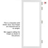 Baltimore 1 Pane Solid Wood Internal Door UK Made DD6301G - Clear Glass - Eco-Urban - Colour Options