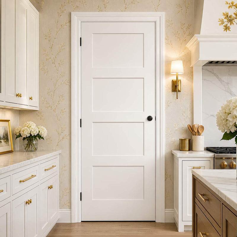 Coventry White Primed Shaker Fire Internal Door - 1/2 Hour Fire Rated