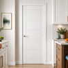 Seville White Primed Flush Internal Door