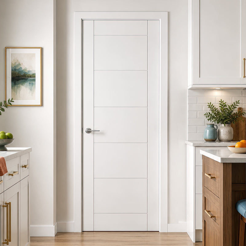 Seville White Primed Flush Internal Door