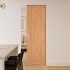 Amalfi Oak Single Absolute Evokit Pocket Door - Prefinished