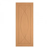 Top Mounted Stainless Steel Sliding Track & Amalfi Prefinished Oak Door