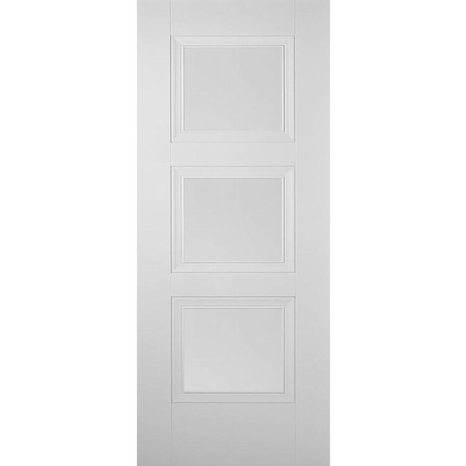 EasiKit Internal Door and Frame Kit - Amsterdam 3 Panel Internal Door - White Primed