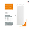 J B Kind Aria White Primed Flush Internal Door Pair
