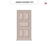 Exterior Arran 5 Panel Front Door and Frame - Colour Options