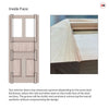 Exterior Arran Made to Measure Front Door - 57mm Thick - Seven Colour Options - Toughened Double Glazing - 2 Pane