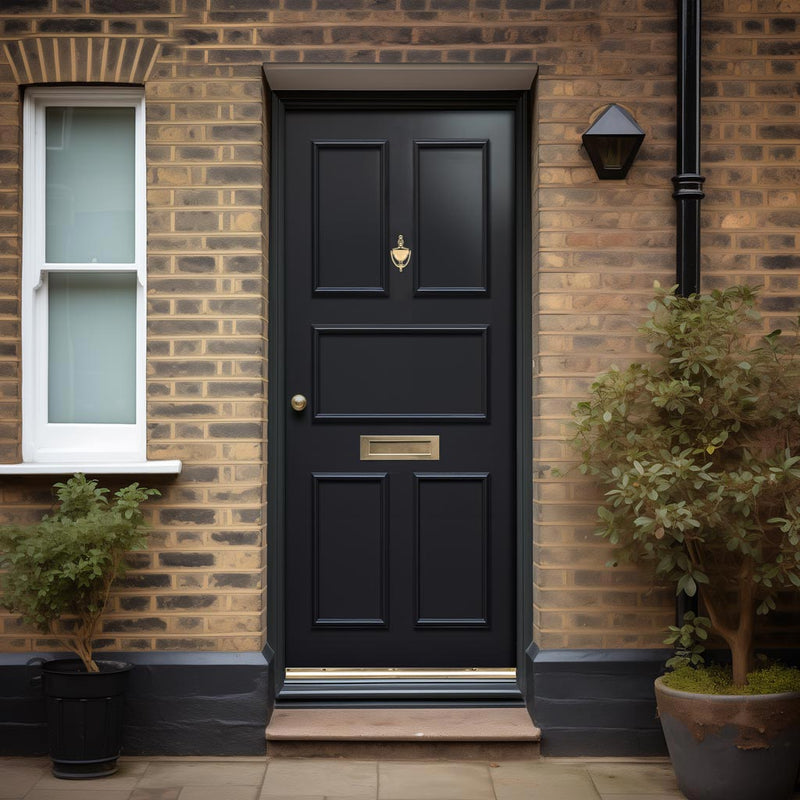 Exterior Arran Made to Measure 5 Panel Front Door - 57mm Thick - Seven Colour Options