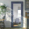 Baltimore 1 Pane Solid Wood Internal Door UK Made DD6301G - Clear Glass - Eco-Urban - Colour Options