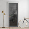 Baltimore 1 Pane Solid Wood Internal Door UK Made DD6301T - Tinted Glass - Eco-Urban - Colour Options