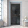 Baltimore 1 Pane Solid Wood Internal Door UK Made DD6301T - Tinted Glass - Eco-Urban - Colour Options