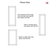 Baltimore 1 Pane Solid Wood Internal Door UK Made DD6301G - Clear Glass - Eco-Urban - Colour Options