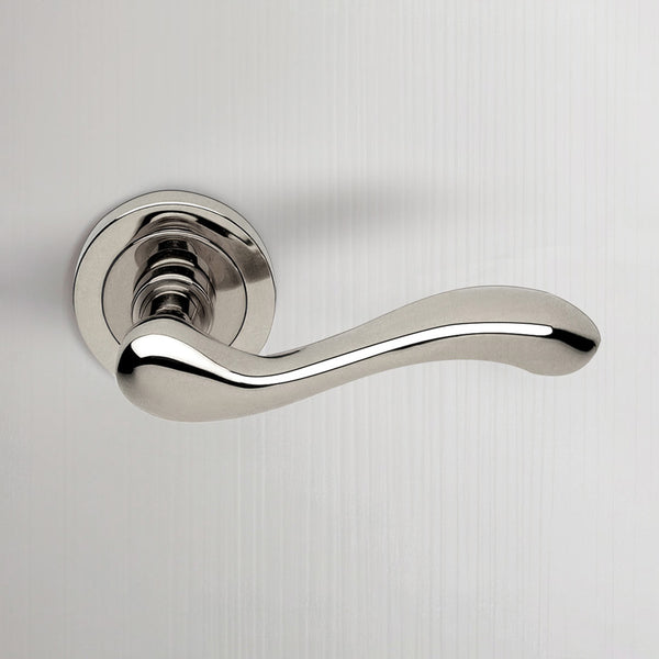 Bari Door Lever Handle - Polished Chrome