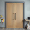 Belize Oak Internal Door Pair