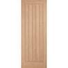 Top Mounted Stainless Steel Sliding Track & Door - Belize Oak Door - Unfinished