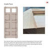 Exterior Georgian Bird Made to Measure Front Door - 57mm Thick - Seven Colour Options - Toughened Double Glazing - 2 Pane
