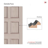 Exterior Georgian Bird 8 Panel Made to Measure Front Door - 45mm Thick - Seven Colour Options
