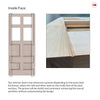 Exterior Georgian Bird Made to Measure Front Door - 57mm Thick - Seven Colour Options - Toughened Double Glazing - 4 Pane