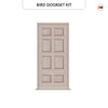 External Georgian Bird 8 Panel Front Door and Frame - Colour Options