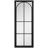 BlackRoom Divider - Astoria Clear Glass Prefinished Door Pair with Full Glass Side