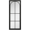 Astoria Black Internal Door - Clear Glass - Prefinished