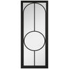 Bowery Black Double Evokit Pocket Doors - Clear Glass - Prefinished