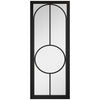 Bowery Black Internal Door Pair - Clear Glass - Prefinished