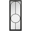 Bowery Black Internal Door - Clear Glass - Prefinished