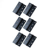 6x Ares Loft Style Matt Black Hinges - 102x67mm