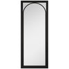 Melrose Black Internal Door - Clear Glass - Prefinished