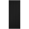 Mexicano Black Internal Door - Vertical Lining - Prefinished