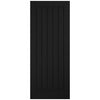 Mexicano Black Internal Door - Vertical Lining - Prefinished