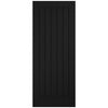 Mexicano Black Internal Door - Vertical Lining - Prefinished