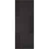 Top Mounted Stainless Steel Sliding Track & Door - Seis Charcoal Black Flush Door - Prefinished
