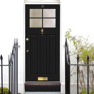 Image: Made to Measure Exterior Skye Front Door - 45mm Thick - Six Colour Options - Double Glazing