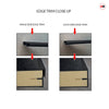 Cairngorm Black Grained Internal PVC Door