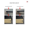 Samantha Black Grained Internal PVC Door