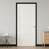 Black Premium Primed Door Frame Lining Set