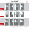 Exterior Georgian Blackwell 6L 3P Front Door with Single Sidelight - Customisable: Size, Colour, Glass and Sidelight Options