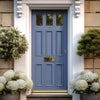 Exterior Georgian Blackwell Made to Measure Front Door - 45mm Thick - Six Colour Options - Toughened Double Glazing - 3 Pane