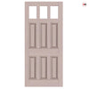 Exterior Georgian Blackwell Made to Measure Front Door - 45mm Thick - Seven Colour Options - Toughened Double Glazing - 3 Pane